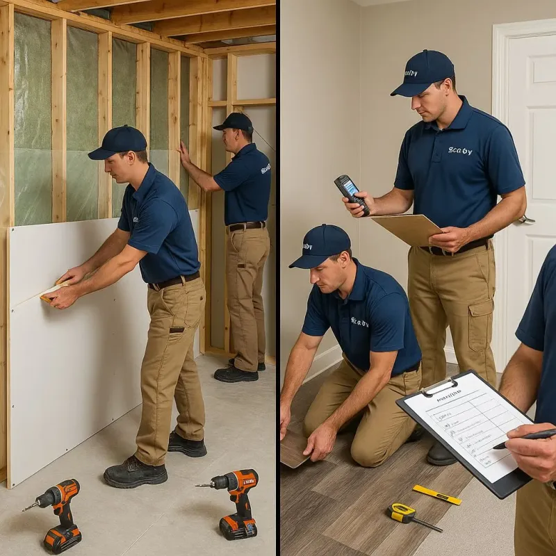Repairs and Reconstruction process in Beechwood Village, KY